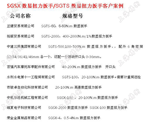 数显扭力扳手客户案例图